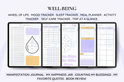 Wellness Digital Planner, a Templates & Theme by LumusStudio (Thumbnail 5 of 9)