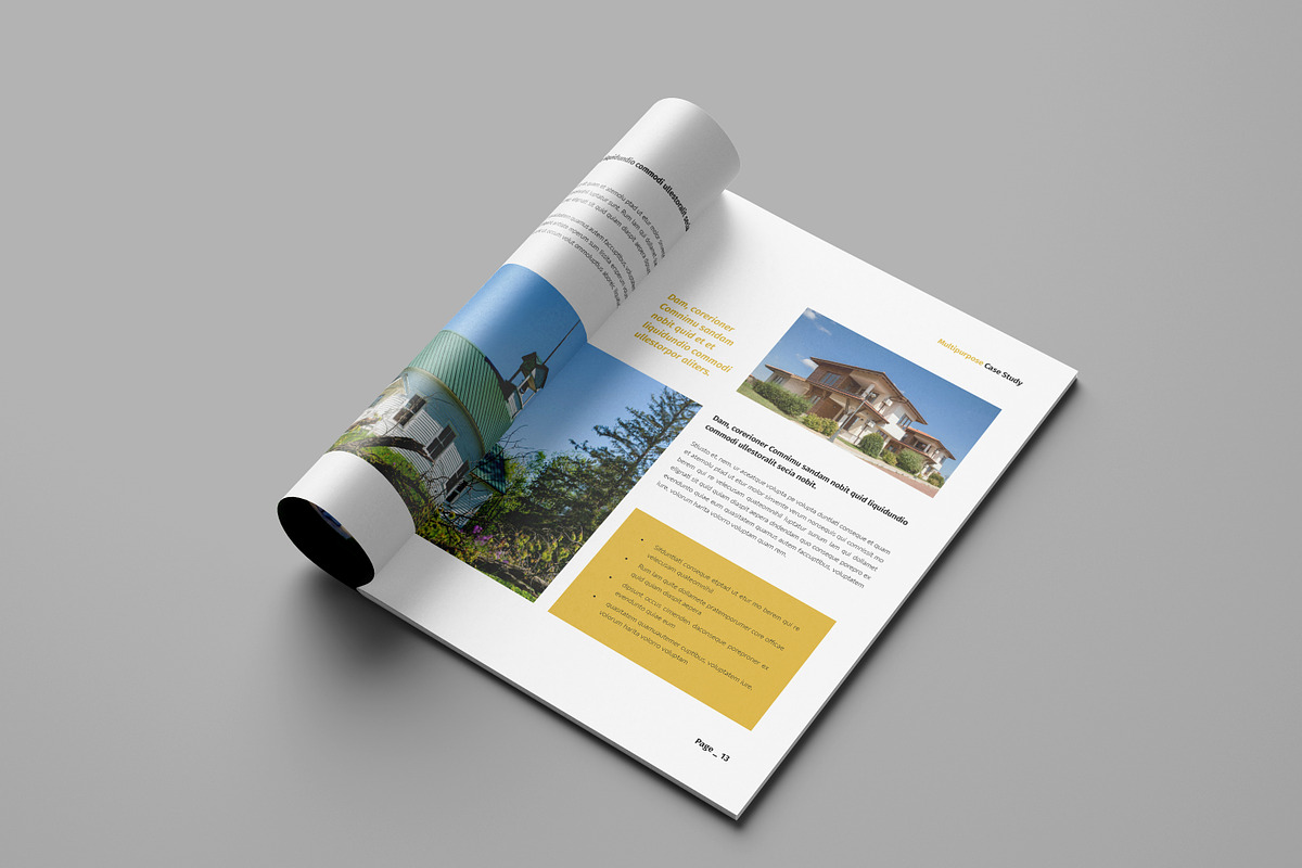 Architecture Case Study Brochure, a Brochure Template by Spark_Creative (Photo 7 of 16)