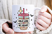 Halloween Coffee Cold Like My Heart, an Object Graphic by Boodesign (Thumbnail 2 of 3)