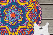 Eight Mandalas Vector, a Decorative Illustration by Anny Cecilia Walter (Thumbnail 2 of 5)