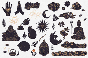 Yoga Illustration Vector Set