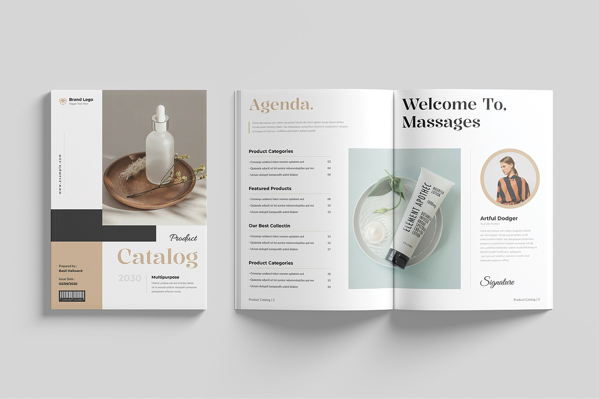 Product Catalog Brochure Template, a Brochure Template by Cleffon_Graphic_Studio (Photo 2 of 11)
