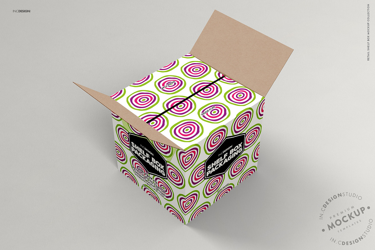 Retail Shelf Box 19 Packaging Mockup, an Advertising Mockup by INCDesign (Photo 3 of 6)