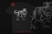 10 Bundle Dark Art T-Rex Dinosaur, an Illustration by Morspective (Thumbnail 2 of 7)