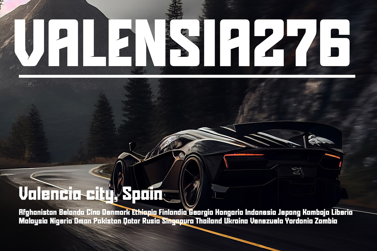 Galantic Sporty Font, a Sans Serif Font by RantautypeStudio (Photo 11 of 13)