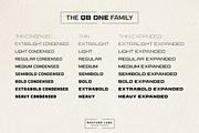 QB One - Variable Display Font, a Sans Serif Font by BoxTube Labs (Thumbnail 3 of 6)