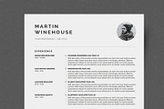 Resume Template / CV, a Resume Template by UX-group (Thumbnail 1 of 5)