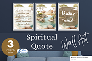 Spiritual Positive Quote Print Wall, a Poster Template by MagicLove Creations (Thumbnail 1 of 10)
