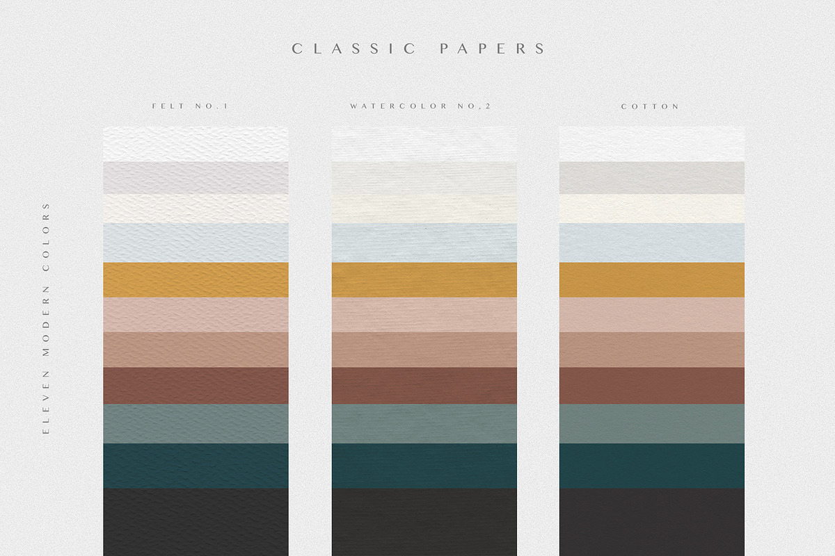 Paper Textures in Modern Colors, a Texture Graphic by Basia Stryjecka (Photo 4 of 16)