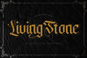 Livingstone - Blackletter Font, a Blackletter Font by StringLabs (Thumbnail 1 of 11)