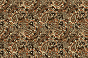 4 Fabric Paisley seamless patterns, a Pattern Graphic by antalogiya (Thumbnail 5 of 5)