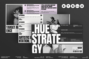 HUE | Strategy Presentation Canva, a Presentation Template by SlideStock