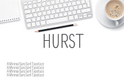 Hurst Sans Serif Font Family Pack, a Sans Serif Font by Creativetacos (Thumbnail 1 of 6)