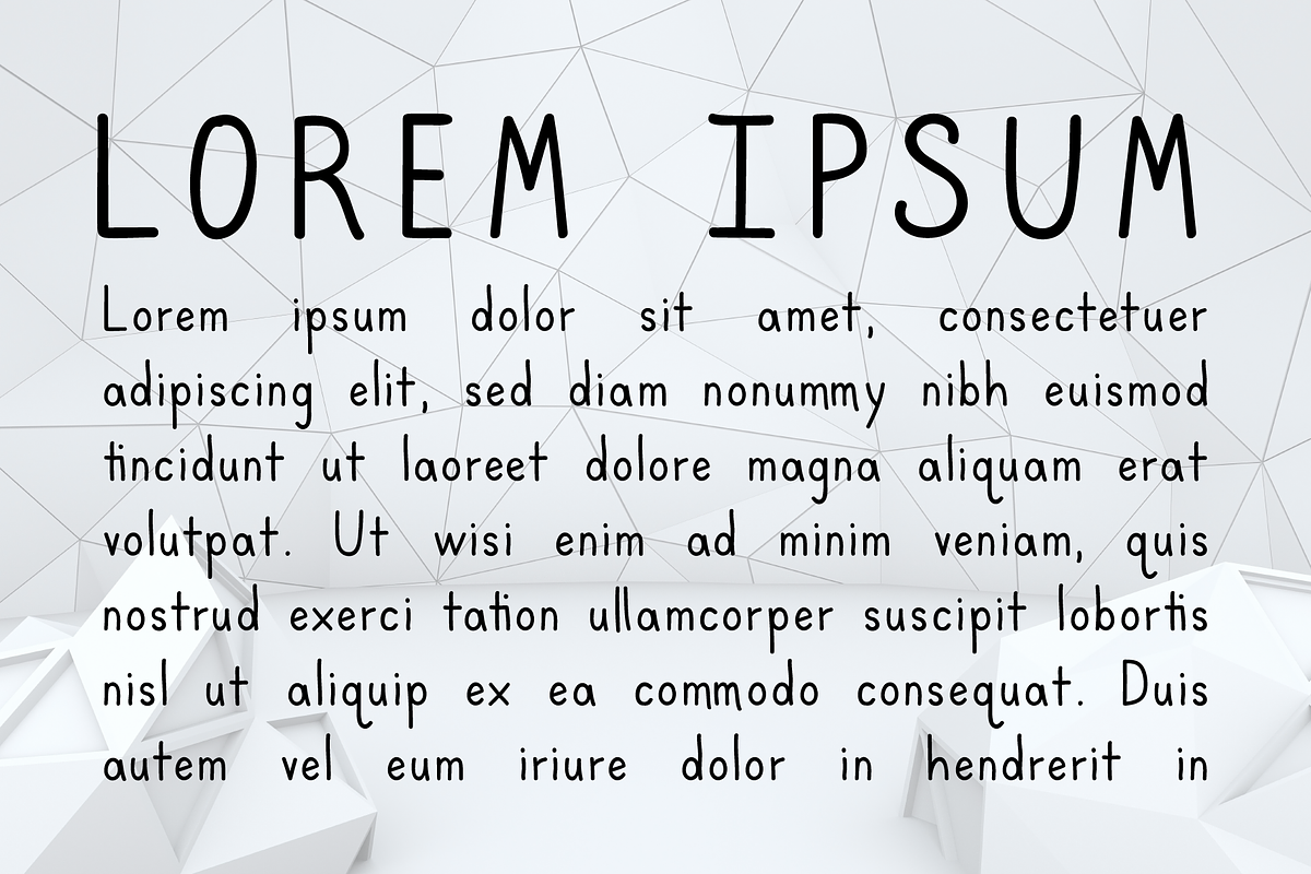 Laurelin, a dyslexia friendly font preview 4