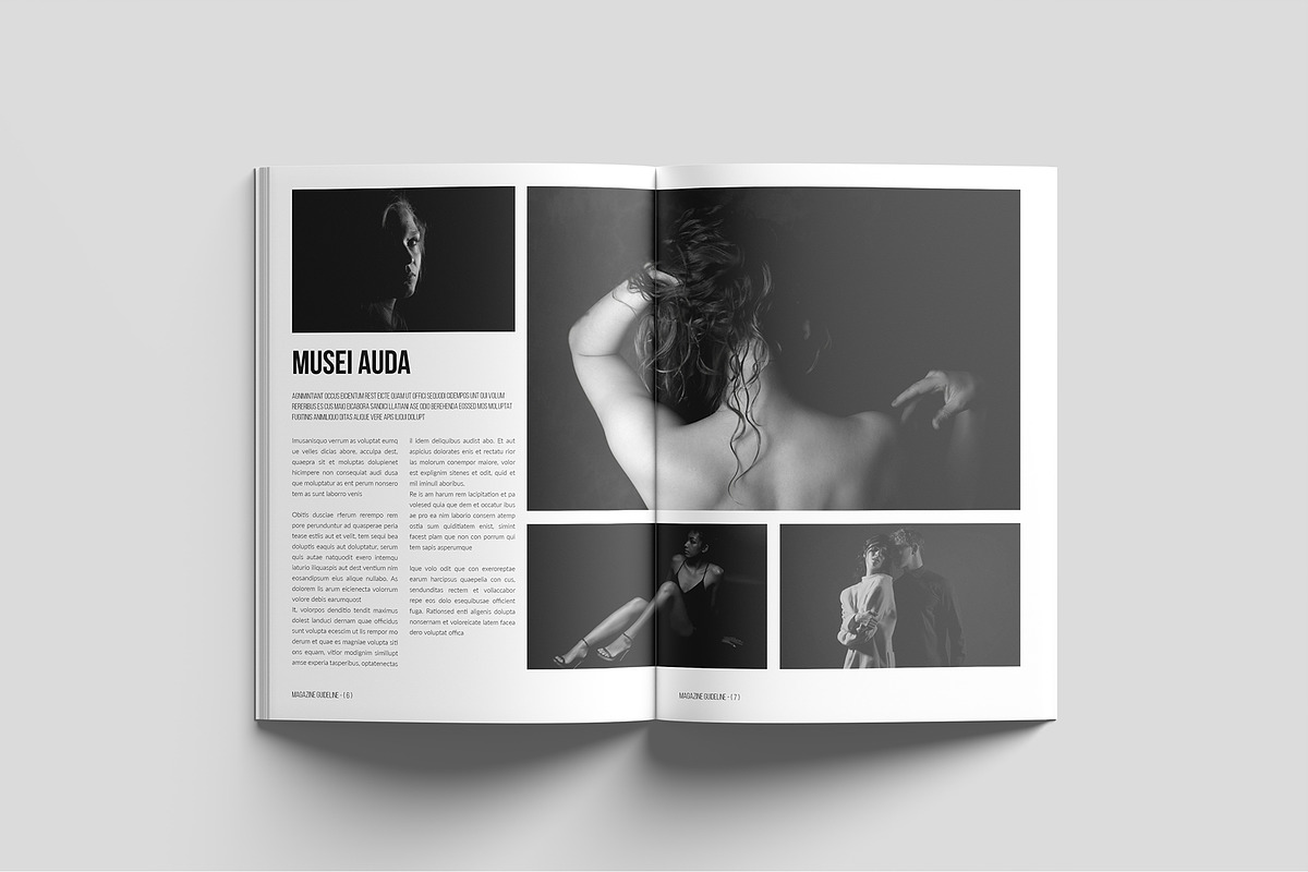 Simple Magazine II Canva Template, a Magazine Template by GoldenGrid Studio (Photo 4 of 9)