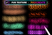 55 FUR TEXTURE Brushes for PROCREATE, a Brush Add-On by Graphics Resources (Thumbnail 10 of 10)