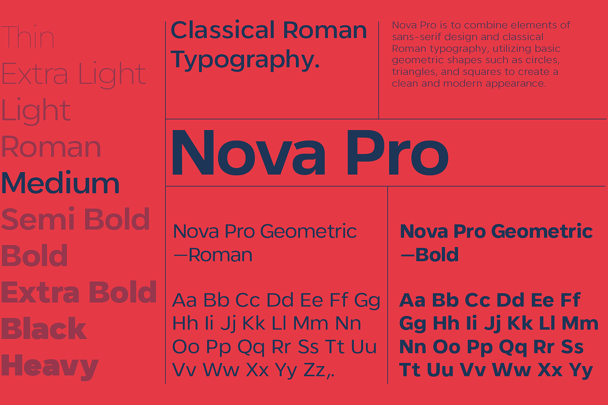 Nova Pro-Modern Sans Serif Font, a Sans Serif Font by xdCreative (Photo 6 of 13)