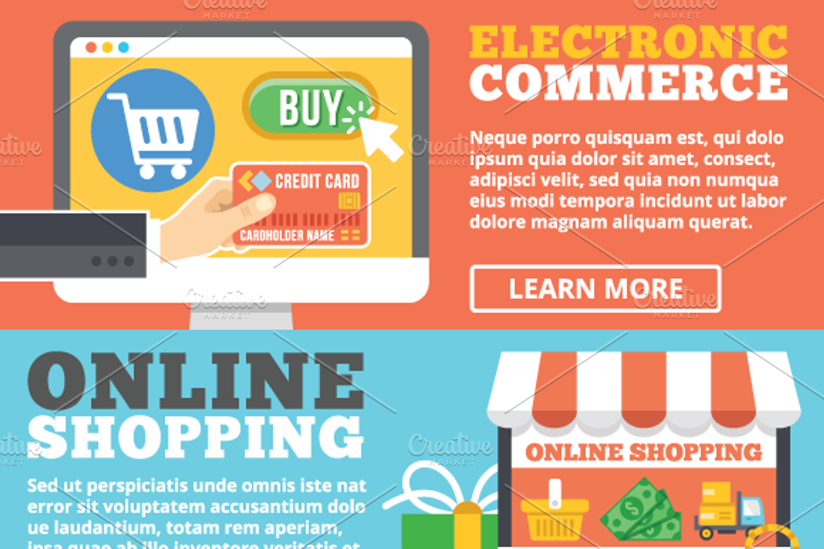 Ecommerce & Online Shopping Concepts, a Technology Illustration by Magurok