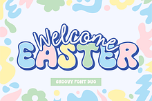 Welcome Easter is a Retro duo font