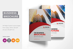 Business Brochure Bifold Template V3