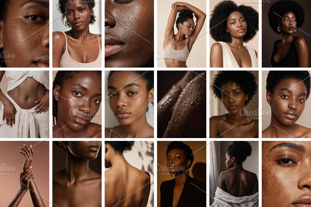 Melanin Rich Skin Stock Photos, a Beauty & Fashion Photo by Selenique Studio (Photo 7 of 10)