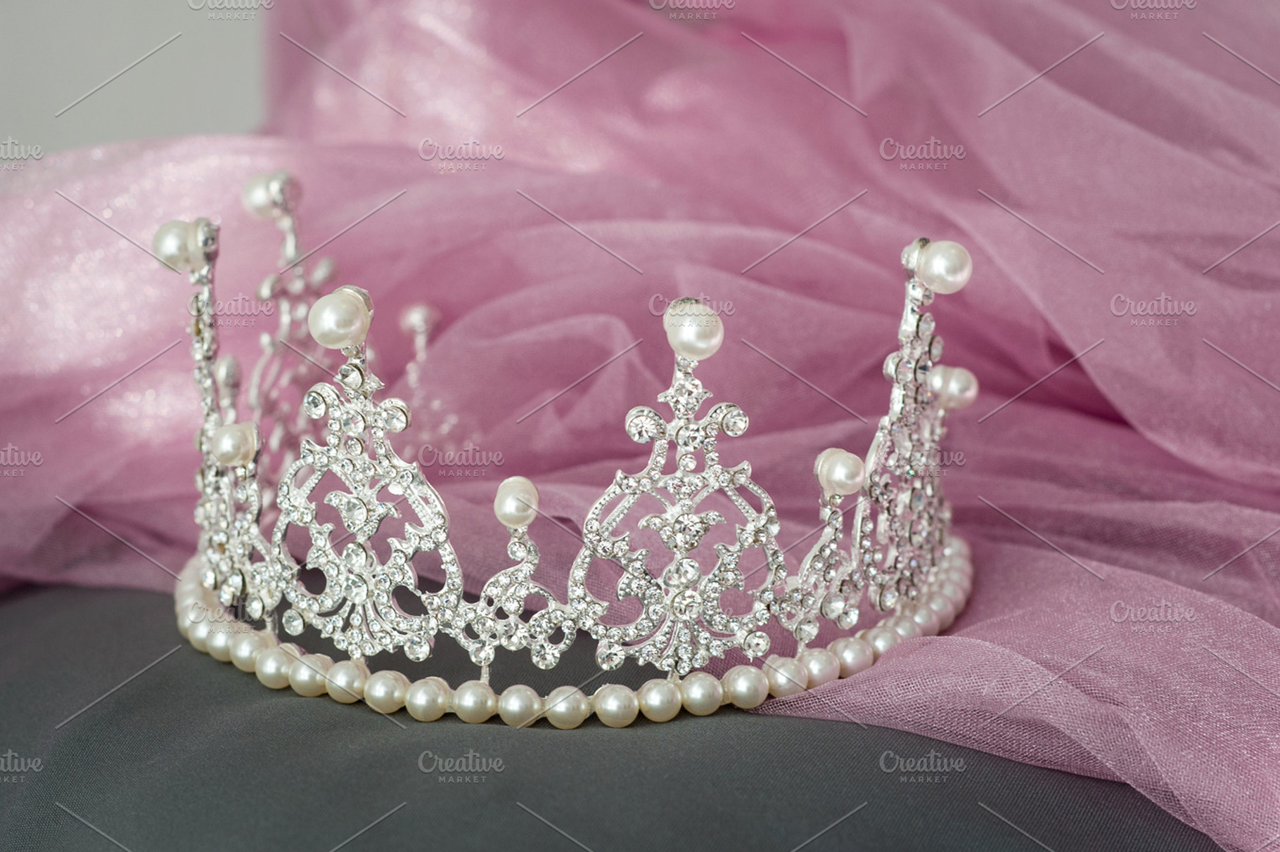 Wedding vintage crown of bride containing accessory, background, and beautiful, a Holiday Photo by MarinaMassel