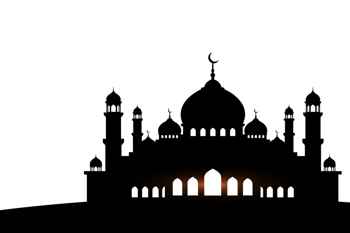 Beautiful Ramadan mosque silhouette, an Illustration by Amazin_art (Photo 29 of 31)