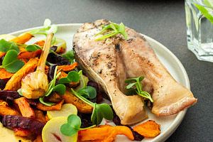 Baked silver carp, a Food & Drink Photo by Pundateam