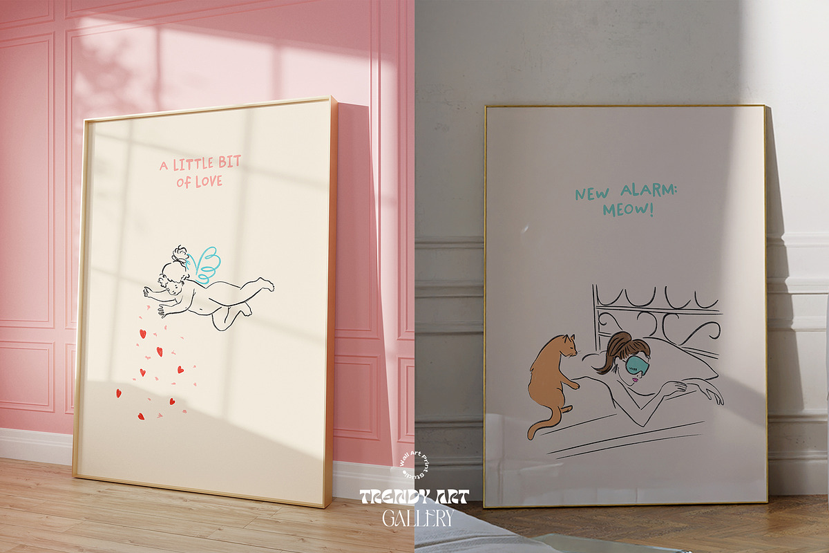 Trendy Art Bundle 2, a Graphic by Wall Art Print Studio (Photo 24 of 37)