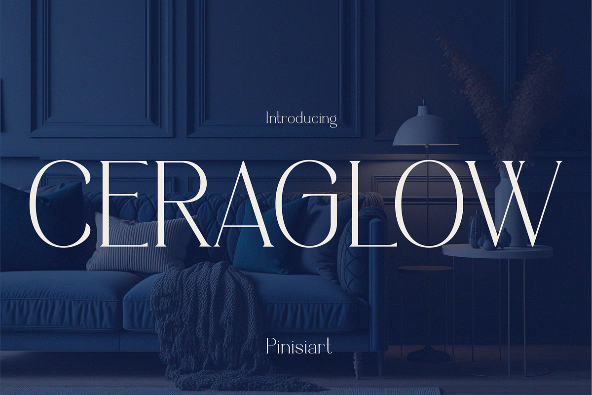 CERAGLOW, a Serif Font by Pinisi ART (Photo 1 of 10)
