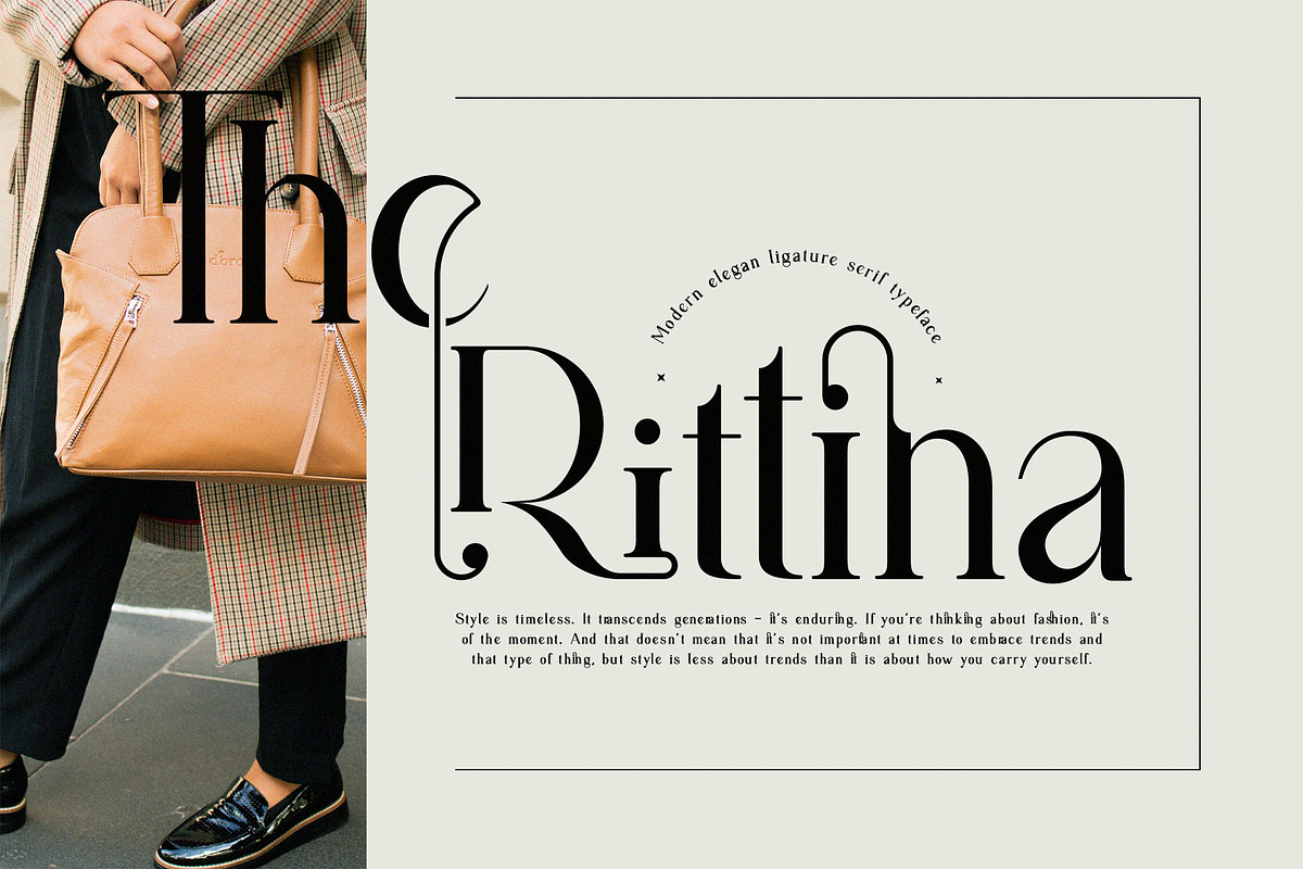 Sattins Ligature Serif Typeface, a Serif Font by Humaira_std (Photo 3 of 13)