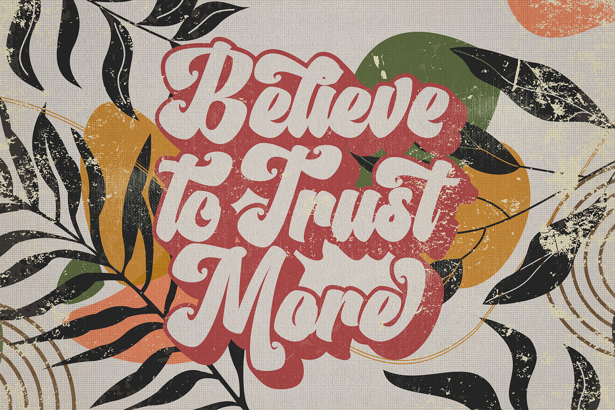 Middle Thread - Retro Font, a Script Font by Maculinc Type (Photo 5 of 11)