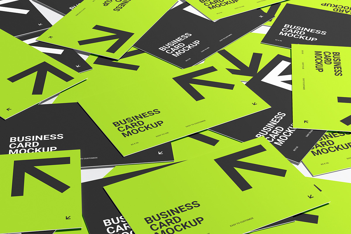 Landscape Business Card Mockup, an Advertising Mockup by Rizky Audymas (Photo 6 of 7)