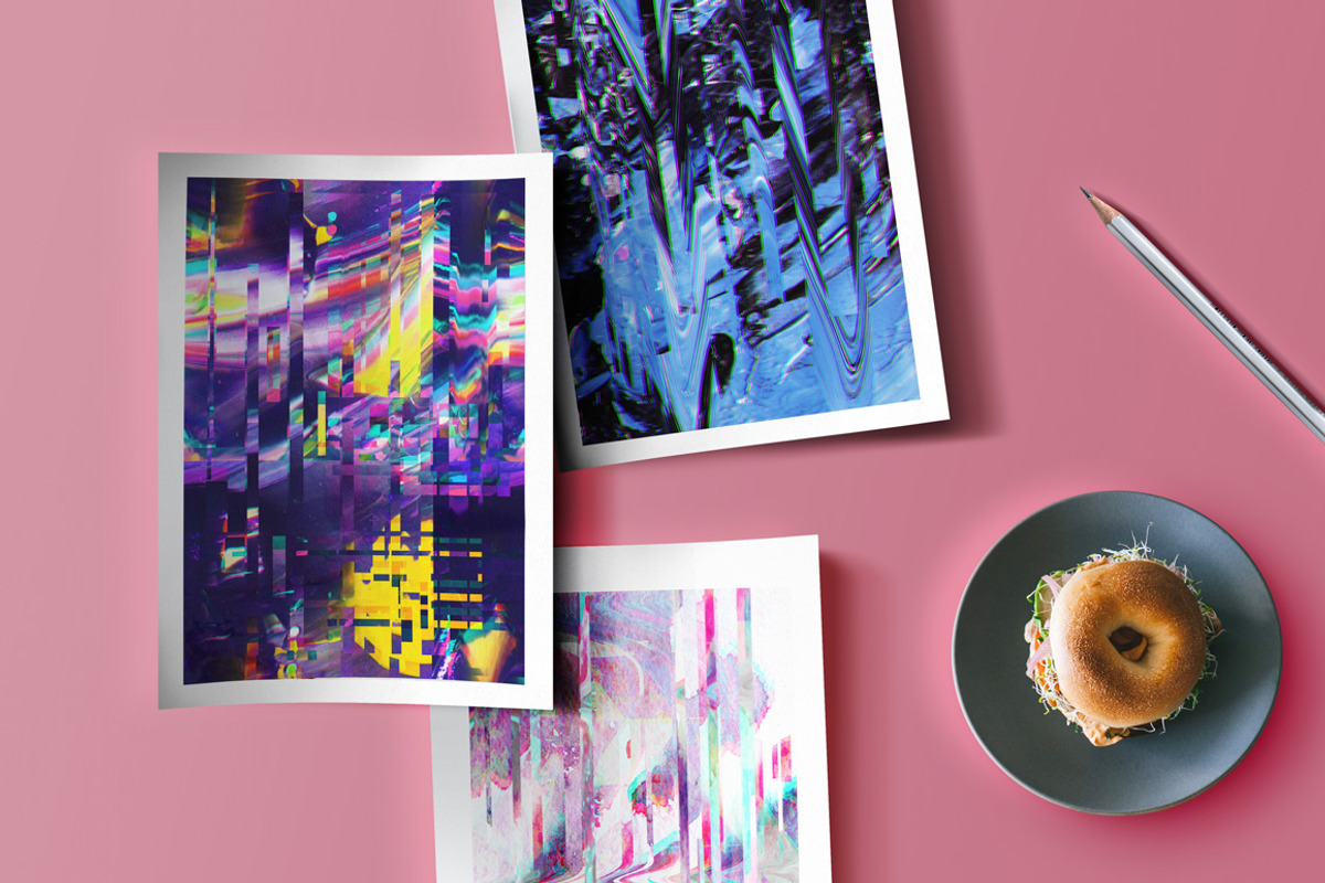30 high resolution abstract glitch, a Texture Graphic by zaksheuskaya (Photo 5 of 5)
