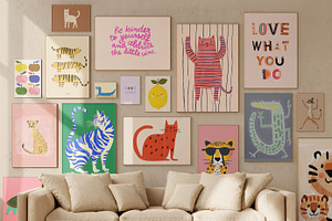 Playful Kids Wall Art Bundle – Whims