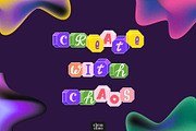 Chaos Blocks - playful pixel font, a Symbol Font by Elena Choo (Thumbnail 12 of 12)