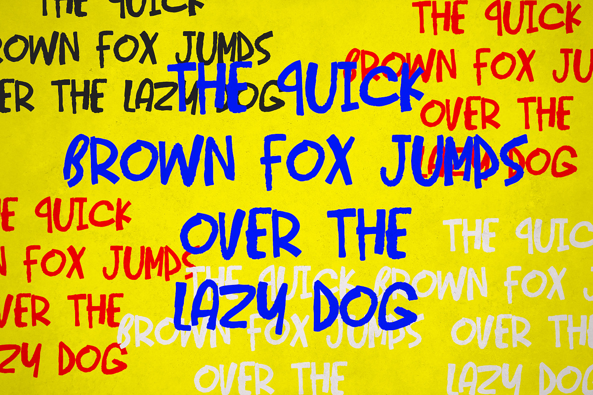 Jaroh Unique Dry Brush Display Font, a Handwritten Font by Maulana Creative (Photo 3 of 7)