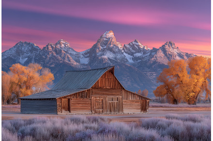 The John Moulton barn is located in, a Nature Photo by ZinetroN