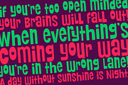 Ridiculous PB, a Sans Serif Font by Pink Broccoli (Thumbnail 3 of 5)
