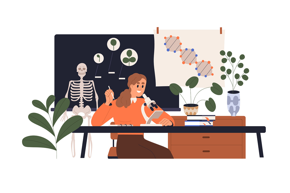 School teachers in classrooms set, an Education Illustration by Good Studio (Photo 5 of 15)