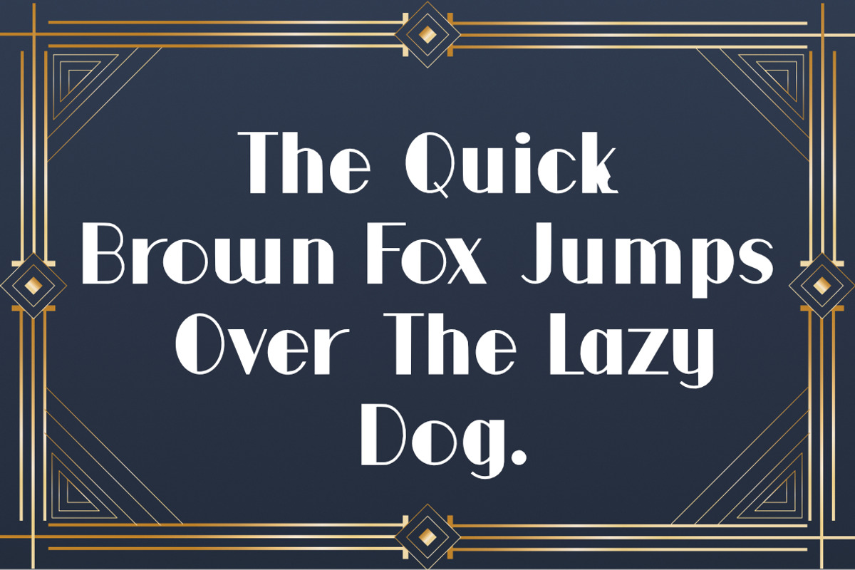 Coler Art Deco Font, a Sans Serif Font by Bayuktx (Photo 3 of 10)