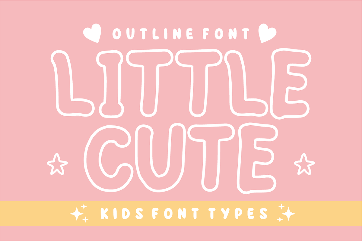 Pipopo Hand - Kids Outline Font, a Handwritten Font by KiddoGlyphs Studio (Photo 2 of 4)