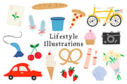 Lifestyle Illustrations, an Object Illustration by Olive & Lu Paper (Thumbnail 1 of 3)