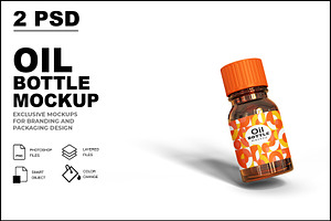 Glass Bottle Mockup, a Packaging Mockup by mockupbuys