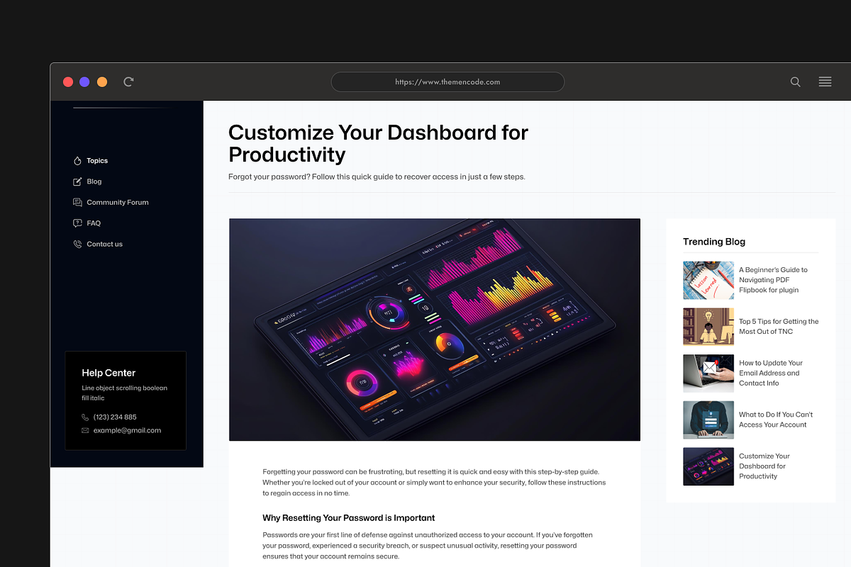 Documentise - Document HTML Template, a HTML Template by TNCFlow (Photo 3 of 3)