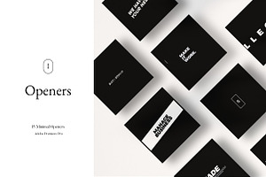 15 Minimal Openers - Premiere Pro