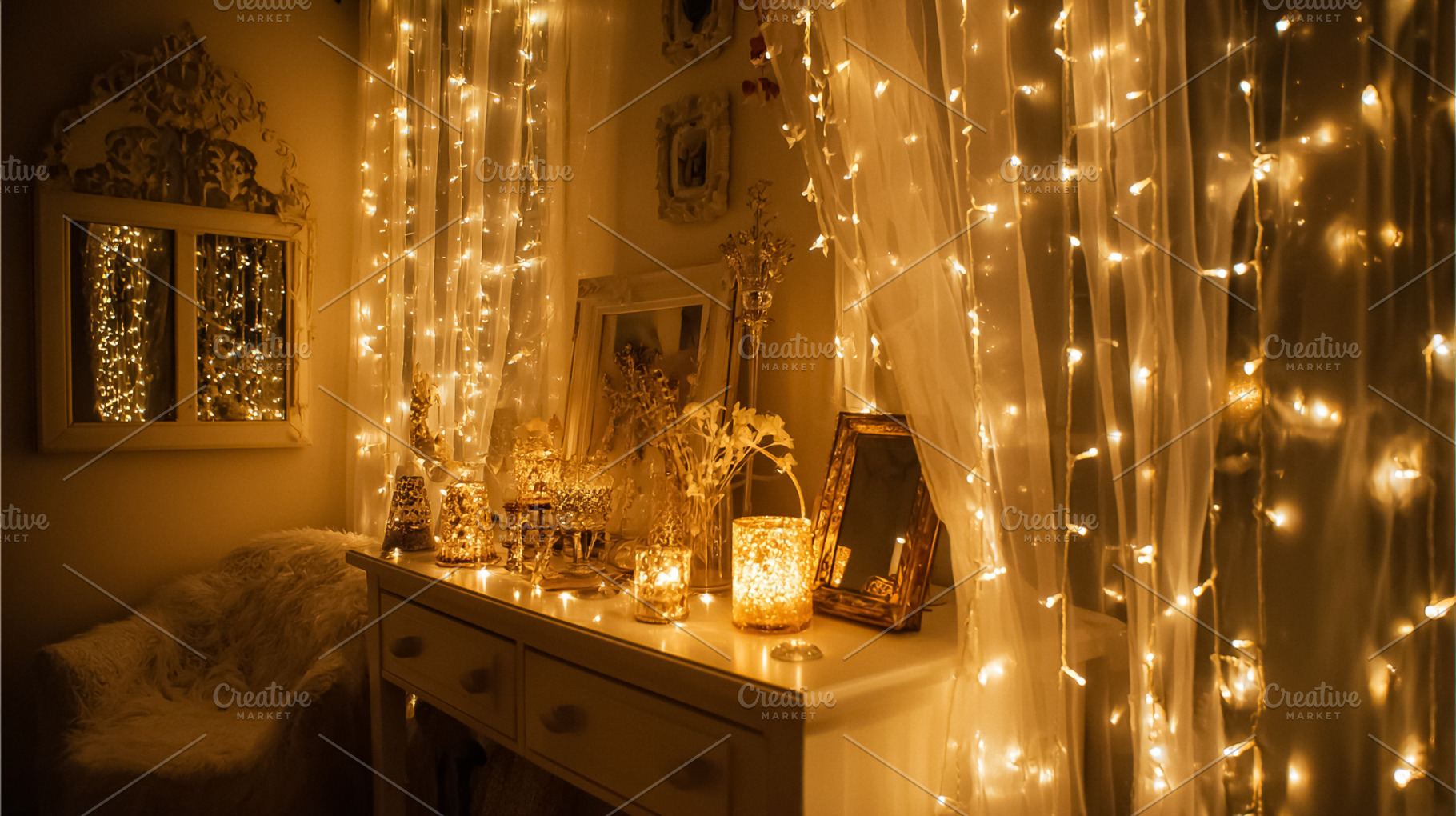 Cozy room interior creating a warm, inviting atmosphere with dec, a Photo by Studio ANNA