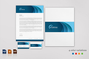 Corporate Business Card & Letterhead