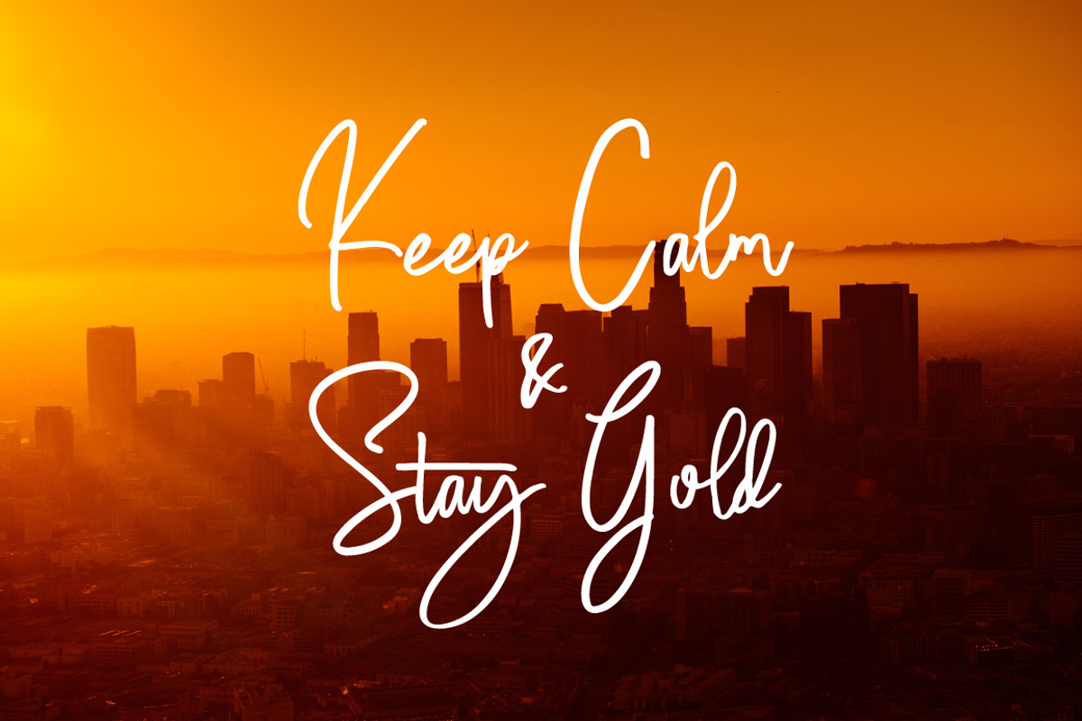Salute Riches - Handwritten Font preview 3