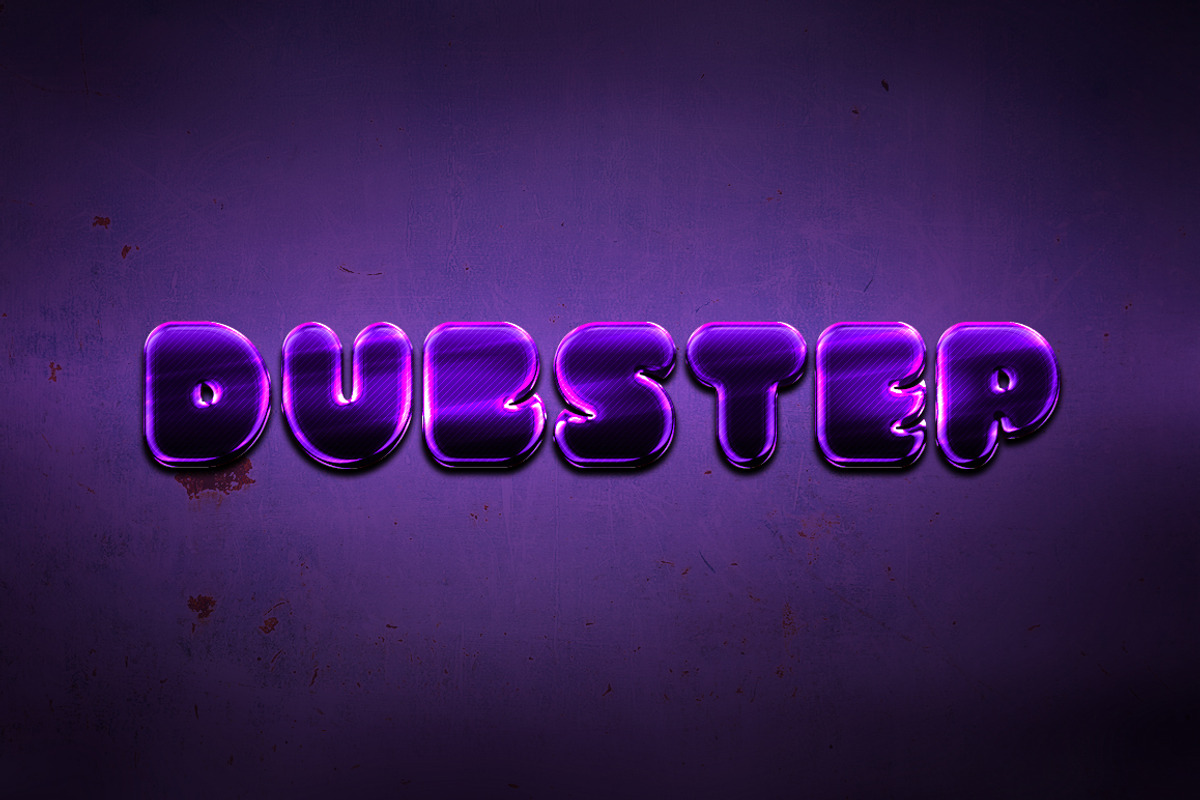 Dubstep Text Styles for Photoshop, a Layer Style Add-On by Creativenauts (Photo 1 of 5)
